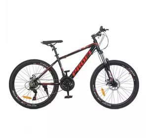 Велосипед 24 д.G24SHARP A24.2 (1шт)алюм.рама 15",SHIMANO 21SP,алюм.DB,чорно-червоний