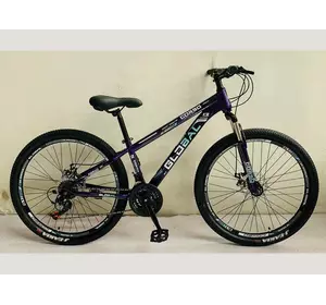 Велосипед Спортивний Corso 26"" дюймів «Global» GL-26577 (1) рама сталева 13’’, обладнання Saiguan 21 швидкість, зібран на 75%