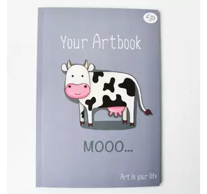 Блокнот TM Profiplan "Artbook cow", A5