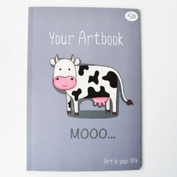 Блокнот TM Profiplan "Artbook cow", A5