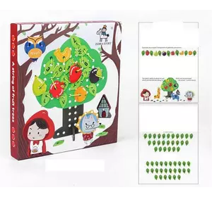 Дерев'яна гра С 47004 (48) ""Дерево шнурівка"", 44 елементи, 3 способи гри, англійською мовою, в коробці