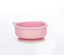 Силіконова миска дитяча  FreeOn Kitty, рожева