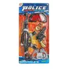 Поліцейський набір 13-8 (60/2) автомат, пістолет, захисні окуляри, наручники, компас, жетон, патрони з присосками, на листі