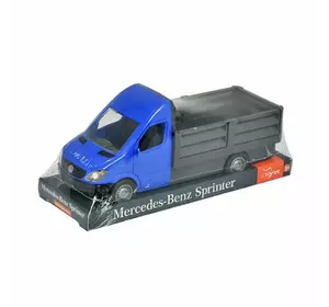 гр Машина ""Mercedes-Benz Sprinter"" бортовий синій 39666 (6) ""Tigres"", відчиняються двері кабіни, причіп, в коробці