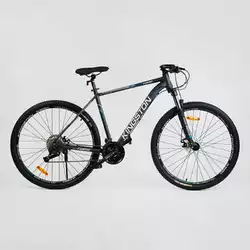 Велосипед Спортивний Corso ""Kingston"" 29"" KN-29059 (1) алюмінієва рама 21``, обладнання L-TWOO, 27 швидкостей, зібраний на 75%