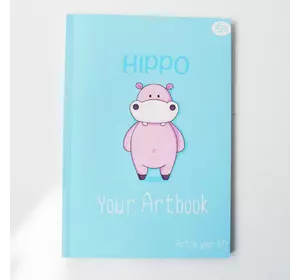 Блокнот TM Profiplan "Artbook hippo", А6