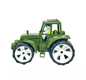 Іграшка дитяча "Трактор BAMS  0" арт.007/18  вiйськовий  BAMSIC,  Бамсик