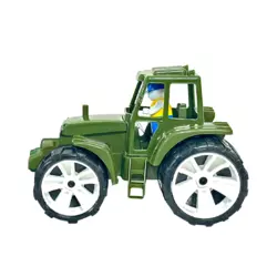 Іграшка дитяча "Трактор BAMS  0" арт.007/18  вiйськовий  BAMSIC,  Бамсик