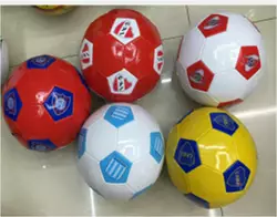 М`яч футбольний C 55300 (100) 5 видів, вага 280-300 грамів, матеріал PVC, розмір №5