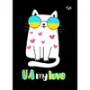 Блокнот ТМ 4Profi, Патріотичні коти, "UA моя любов", А6
