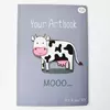 Блокнот TM Profiplan "Artbook cow", A6