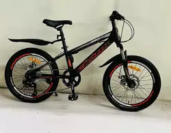 Дитячий спортивний велосипед 20’’ Corso «CRANK» CR-20820 (1) сталева рама, обладнання LTWOO-A2, 7 швидкостей, зібран на 75%