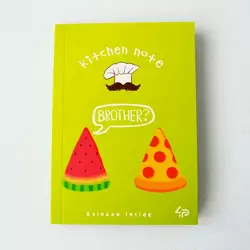 Блокнот TM Profiplan "Artbook Rainbow " Kitchen Note", pizza, A6