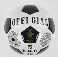 М'яч Футбольний С 40088 №5 - 1 вид, матеріал м'який PVC, 300-320 грам, гумовий балон
