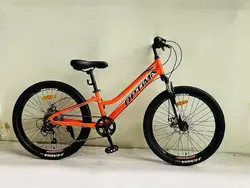 Велосипед Спортивний Corso «OPTIMA» 24"" дюйми TM-24215 (1) рама алюмінієва 11'', обладнання Shimano RevoShift 7 швидкістей, зібран на 75%