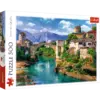 Пазли - (500 елм.) - "Старий міст в Мостарії" / Боснія та Герцеговина / Trefl