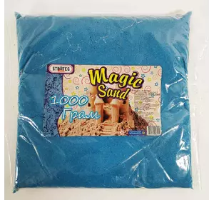 Magic sand в пакеті , блакитного кольору 1 кг