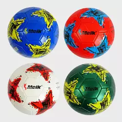 М`яч футбольний C 55993 (50) 4 види, вага 320-340 грамів, матеріал TPU, гумовий балон, розмір №5