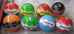 М`яч футбольний C 54974 (100) 7 видів, вага 280 грамів, матеріал PVC, розмір №5