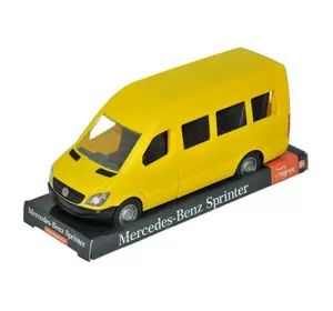 Автомобіль "Mercedes-Benz Sprinter" вантажний (жовтий) на планшетці, Tigres