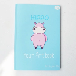 Блокнот TM Profiplan "Artbook hippo", A5