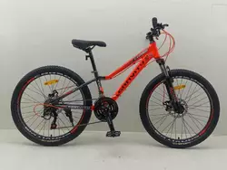 Велосипед Спортивний Corso «Gravity» 24"" дюйми GR-24005 (1) рама алюмінієва 12’’, обладнання Shimano 21 швидкість, зібран на 75%
