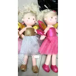 Лялька 1-30-1 м'яконабивна, фея, 2 кольори, кул., 34-15-8 см.