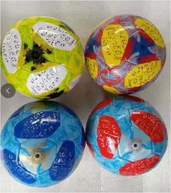 М'яч футбольний C 62393 (80) ""TK Sport"", 4 види, вага 300-310 грамів, гумовий балон, матеріал PVC, розмір №5, ВИДАЄТЬСЯ МІКС
