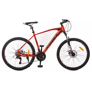 Велосипед 26 д.G26VELOCITY A26.2 (1шт)алюм.рама 19",SHIMANO 21SP,алюм.DB,червоно-чорний