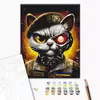 Картина за номерами: Котик ЗСУ© Маріанна Пащук 40х50 Картина за номерами: Котик ЗСУ© Маріанна Пащук 40х50