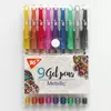 Набір гелевих ручок YES "Metallic" 9 шт. Набір гелевих ручок YES "Metallic" 9 шт.