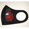Маска Pitta Print M Among Us Red Devil Black Маска Pitta Print M Among Us Red Devil Black