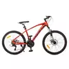 Велосипед 24 д. G24VELOCITY A24.2 (1шт)алюм.рама 15",SHIMANO 21SP,алюм.DB,червоно-чорний