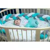 Бортик в кроватку Хатка Косичка Белый-Серый-Мятный 120 см (одна сторона кроватки) Бортик в кроватку Хатка Косичка Белый-Серый-Мятный 120 см (одна сторона кроватки)