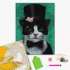 Алмазна мозаїка: Котик джентельмен ©Lucia Heffernan 40х50 Алмазна мозаїка: Котик джентельмен ©Lucia Heffernan 40х50