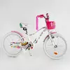 Велосипед 20"" дюймів 2-х кол. ""CORSO Sweety"" SW-20603 / 206037 (1) БІЛИЙ, алюмінієва рама 11’’, ручні гальма, прикраси, зібраний на 75% Велосипед 20"" дюймів 2-х кол. ""CORSO Sweety"" SW-20603 / 206037 (1) БІЛИЙ, алюмінієва рама 11’’, ручні гальма, прикраси, зібраний на 75%