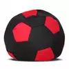 Кресло-мяч Черный с красным Средний 100х100