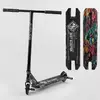 Самокат трюковий Best Scooter BS-99717 (4) HIC-система, ПЕГИ, алюмінієвий диск та дека з ПРИНТОМ, колеса PU, d = 110мм, ширина керма - 60 см, в коробці Самокат трюковий Best Scooter BS-99717 (4) HIC-система, ПЕГИ, алюмінієвий диск та дека з ПРИНТОМ, колеса PU, d = 110мм, ширина керма - 60 см, в коробці