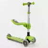 Самокат триколісний Т-07196 (4) Best Scooter, САЛАТОВИЙ, З СИДІННЯМ, складне алюмінієве кермо, 4 колеса PU зі світлом, d = 12 см Самокат триколісний Т-07196 (4) Best Scooter, САЛАТОВИЙ, З СИДІННЯМ, складне алюмінієве кермо, 4 колеса PU зі світлом, d = 12 см