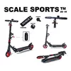 Самокат двухколесный Scale Sports SS-14 Черный Led-Фонарик Самокат двухколесный Scale Sports SS-14 Черный Led-Фонарик