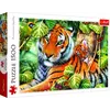 Пазли - (1500 елм.) - "Два тигри" / Trefl Пазли - (1500 елм.) - "Два тигри" / Trefl