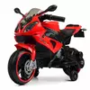 Мотоцикл M 4103-3 2 мотори 25W, 2 акум. 6V5AH,MP3, USB, світ. колеса, червоний.