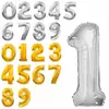 Кульки надувні фольговані MK 2723-4 цифри, 32 дюйма, 0-9, 2 кольори, 35 шт. кул.