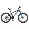 Велосипед 24 д. G24OPTIMAL A24.4 (1шт)алюм.рама 13",SHIMANO 21SP,алюм.DB,FW TZ500,чорн-голуб-салат Велосипед 24 д. G24OPTIMAL A24.4 (1шт)алюм.рама 13",SHIMANO 21SP,алюм.DB,FW TZ500,чорн-голуб-салат