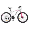 Велосипед 26 д.G26BELLE A26.1 (1шт)алюм.рама 17",SHIMANO 21SP,алюм.DB,FW TZ500,малиново-бірюзовий Велосипед 26 д.G26BELLE A26.1 (1шт)алюм.рама 17",SHIMANO 21SP,алюм.DB,FW TZ500,малиново-бірюзовий