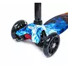 Детский самокат MAXI Fire and Ice Светящиеся черные колеса Детский самокат MAXI Fire and Ice Светящиеся черные колеса