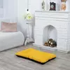 Лежанка для собаки Стайл желтая с черным XL - 120 x 80