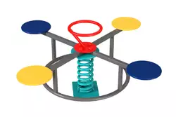 Качалка на пружине Карусель Kidigo (123181) Качалка на пружине Карусель Kidigo (123181)