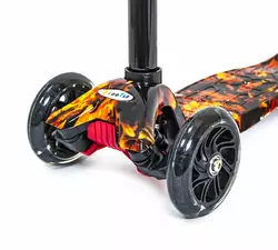 Детский самокат MAXI Fire Светящиеся колеса Детский самокат MAXI Fire Светящиеся колеса
