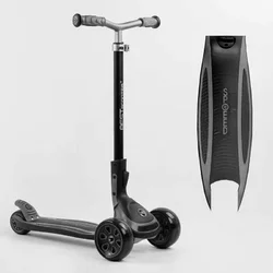 Самокат триколісний Best Scooter G-19003 MAXI (4) складане алюмінієве кермо, передні колеса PU 135х50мм. задні 80х50мм, зі світлом, в коробці Самокат триколісний Best Scooter G-19003 MAXI (4) складане алюмінієве кермо, передні колеса PU 135х50мм. задні 80х50мм, зі світлом, в коробці